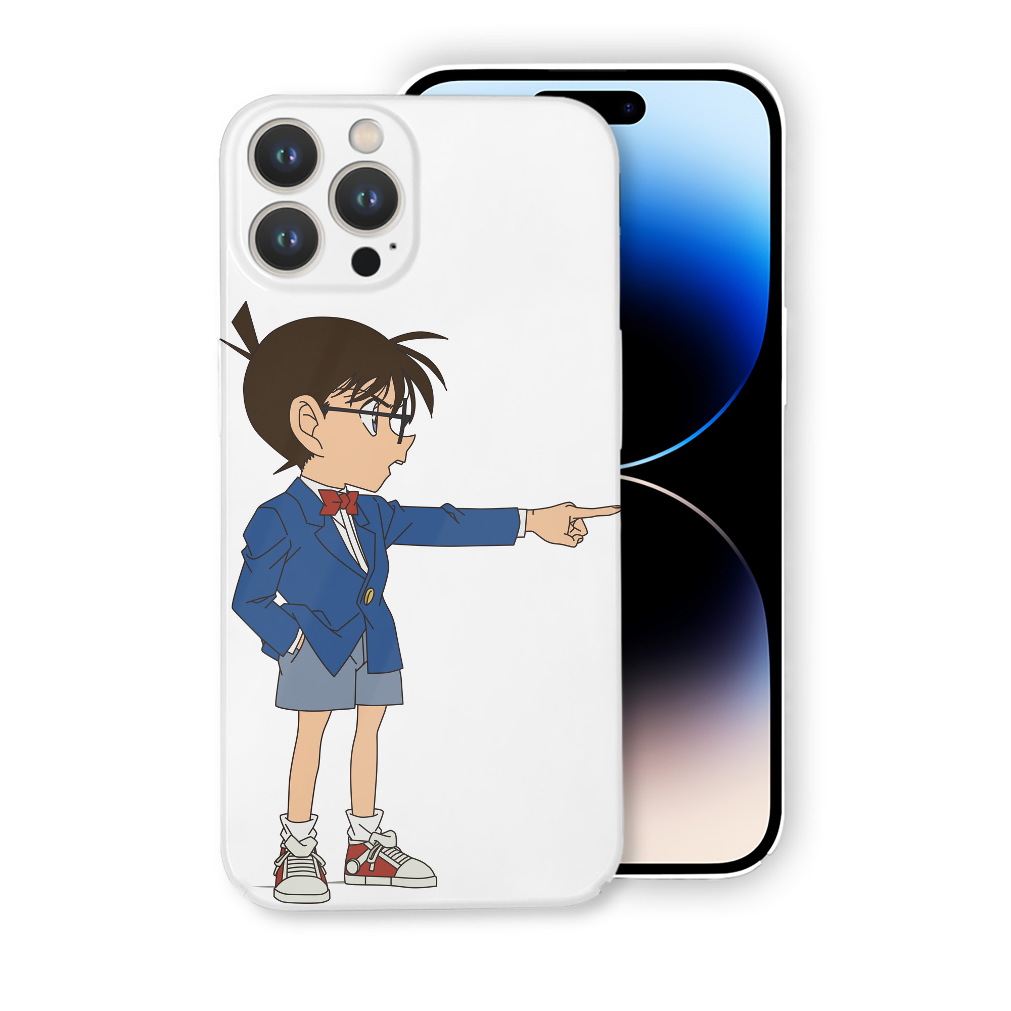 （画像用） 名探偵コナン 江戸川 コナン Detective Conan Conan Edogawa 【iPhone 14シリーズ対応】ハードケース